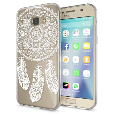 NALIA Handyhülle kompatibel mit Samsung Galaxy A5 2017, Slim Silikon Motiv Case Cover Schutz-Hülle Dünn Durchsichtig Etui Handy-Tasche Backcover Transparent Bumper Dreamcatcher NALIA Protective Hülle