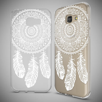 NALIA Handyhülle kompatibel mit Samsung Galaxy A5 2017, Slim Silikon Motiv Case Cover Schutz-Hülle Dünn Durchsichtig Etui Handy-Tasche Backcover Transparent Bumper Dreamcatcher NALIA Protective Hülle