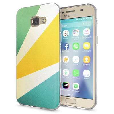 NALIA Handyhülle kompatibel mit Samsung Galaxy A5 2017, Slim Silikon Motiv Case Cover Schutz-Hülle Dünn Durchsichtig Etui Handy-Tasche Backcover Transparent Bumper Retro NALIA Protective Hülle