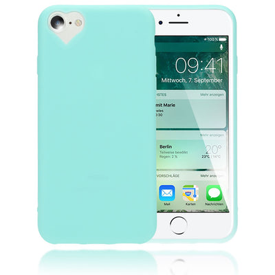 NALIA Herz Handyhülle kompatibel mit iPhone SE 2022 / SE 2020 / 8 / 7 Hülle, Dünne Silikon Schutzhülle Soft Phone Case Cover, Ultra-Slim Backcover Gummi Bumper Handy-Tasche Schale NALIA Protective Hülle