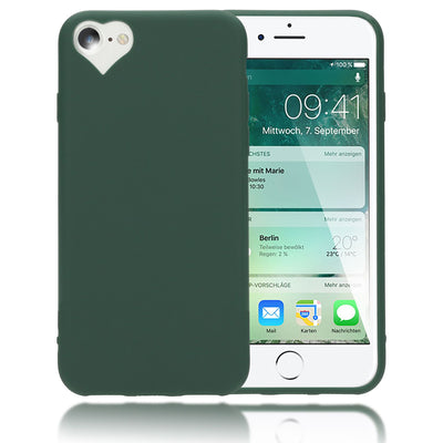 NALIA Herz Handyhülle kompatibel mit iPhone SE 2022 / SE 2020 / 8 / 7 Hülle, Dünne Silikon Schutzhülle Soft Phone Case Cover, Ultra-Slim Backcover Gummi Bumper Handy-Tasche Schale NALIA Protective Hülle