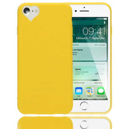 NALIA Handy Hülle für iPhone SE 2022 / SE 2020 / 8 / 7, Herz Case Cover Schutz NALIA