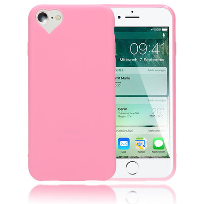 NALIA Herz Handyhülle kompatibel mit iPhone SE 2022 / SE 2020 / 8 / 7 Hülle, Dünne Silikon Schutzhülle Soft Phone Case Cover, Ultra-Slim Backcover Gummi Bumper Handy-Tasche Schale NALIA Protective Hülle