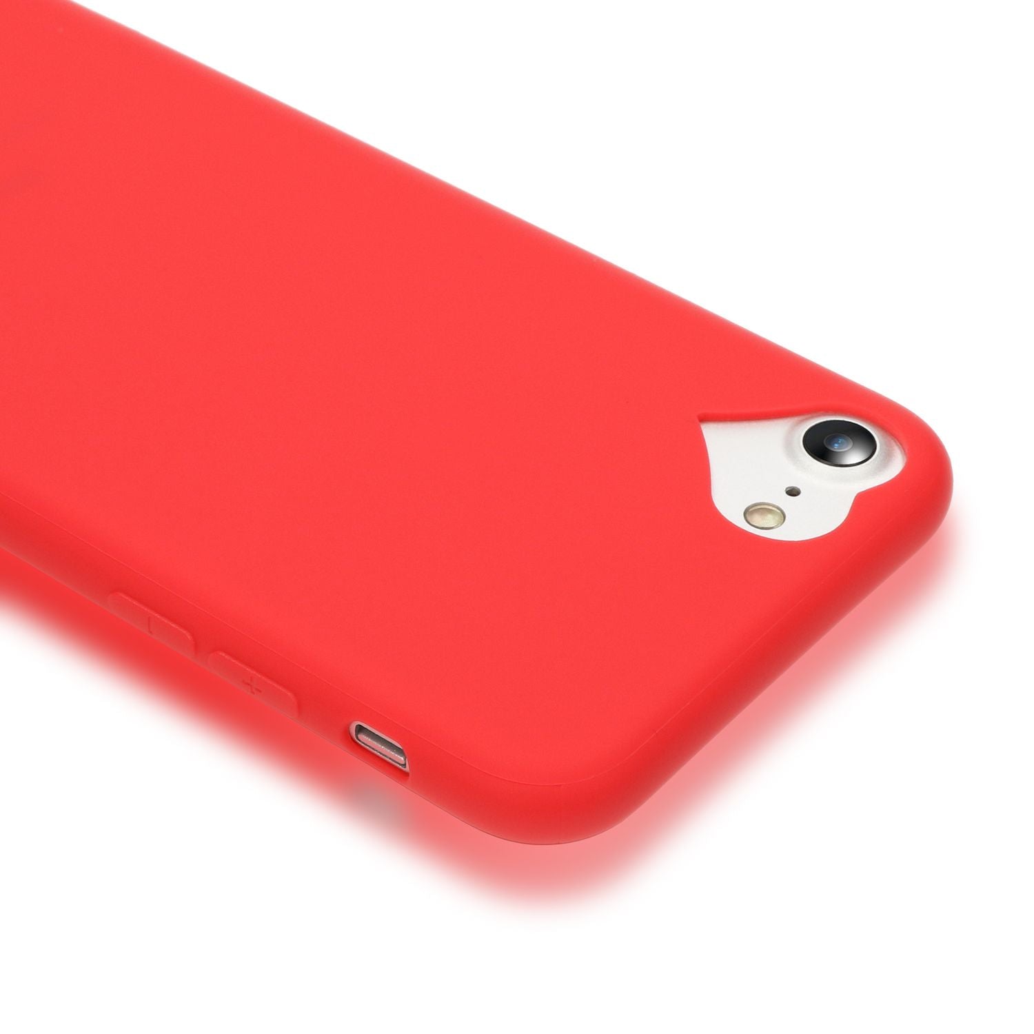 NALIA Handy Hülle für iPhone SE 2022 / SE 2020 / 8 / 7, Herz Case Cover Schutz NALIA