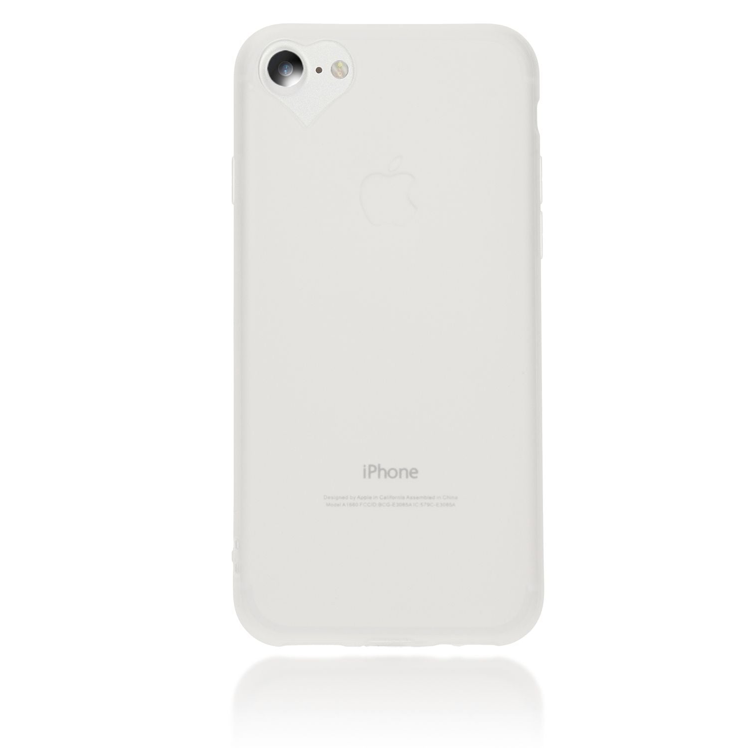 NALIA Handy Hülle für iPhone SE 2022 / SE 2020 / 8 / 7, Herz Case Cover Schutz NALIA