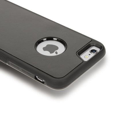 NALIA Handyhülle kompatibel mit iPhone 6 6S, Anti-Gravity Case, Dünne Zero-Gravity selbstklebende Silikon Selfie Schutz-Hülle, Ultra Slim Back-Cover Bumper Smart-Phone Etui Schwarz NALIA Protective Hülle
