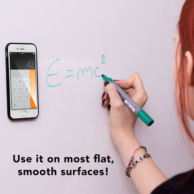 NALIA Handyhülle kompatibel mit iPhone 6 6S, Anti-Gravity Case, Dünne Zero-Gravity selbstklebende Silikon Selfie Schutz-Hülle, Ultra Slim Back-Cover Bumper Smart-Phone Etui Schwarz NALIA Protective Hülle