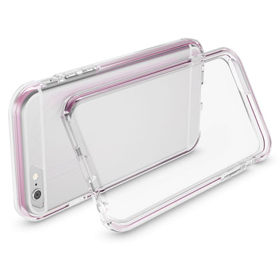 NALIA Handyhülle kompatibel mit iPhone 6 6S, Durchsichtiges Slim Silikon Case mit Transparenter Rückseite & Bumper, Crystal Schutz-Hülle Etui Dünn, Handy-Tasche Smart-Phone Back-Cover NALIA Transparente Hülle