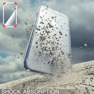 NALIA Handyhülle kompatibel mit iPhone 6 6S, Durchsichtiges Slim Silikon Case mit Transparenter Rückseite & Bumper, Crystal Schutz-Hülle Etui Dünn, Handy-Tasche Smart-Phone Back-Cover NALIA Transparente Hülle