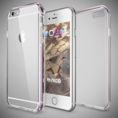 NALIA Handyhülle kompatibel mit iPhone 6 6S, Durchsichtiges Slim Silikon Case mit Transparenter Rückseite & Bumper, Crystal Schutz-Hülle Etui Dünn, Handy-Tasche Smart-Phone Back-Cover NALIA Transparente Hülle