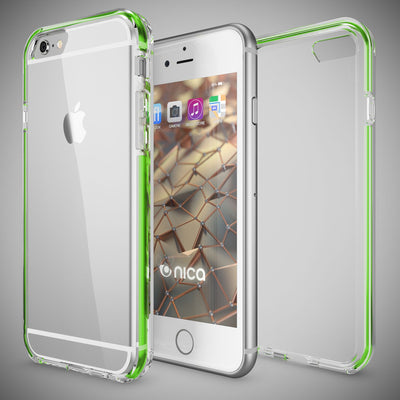 NALIA Handyhülle kompatibel mit iPhone 6 6S, Durchsichtiges Slim Silikon Case mit Transparenter Rückseite & Bumper, Crystal Schutz-Hülle Etui Dünn, Handy-Tasche Smart-Phone Back-Cover NALIA Transparente Hülle