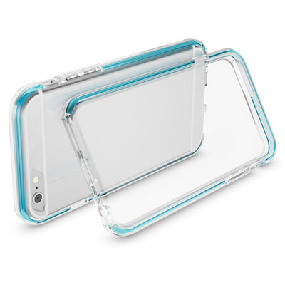 NALIA Handyhülle kompatibel mit iPhone 6 6S, Durchsichtiges Slim Silikon Case mit Transparenter Rückseite & Bumper, Crystal Schutz-Hülle Etui Dünn, Handy-Tasche Smart-Phone Back-Cover NALIA Transparente Hülle