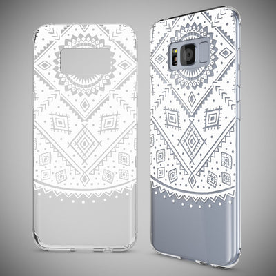 NALIA Handyhülle kompatibel mit Samsung Galaxy S8 Plus, Motiv Design Slim Silikon Case Cover, Crystal Schutzhülle Handy-Tasche Dünn, Muster Backcover Smart-Phone Hülle Princess Pink NALIA Protective Hülle