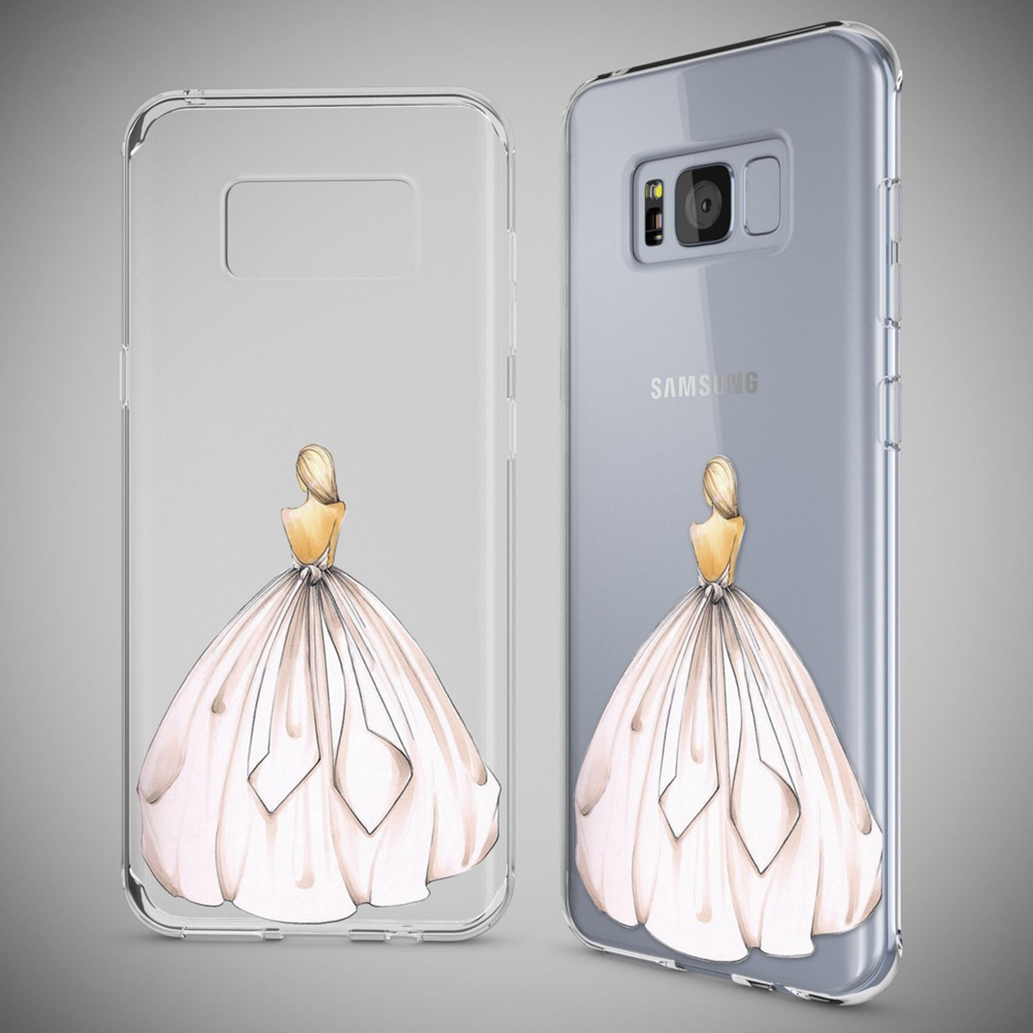 Samsung Galaxy S8 Plus Hülle Handyhülle von NALIA, Silikon Motiv Case Schutzhülle Princess Pink NALIA