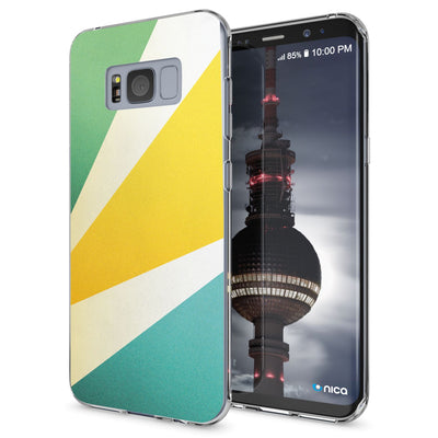 NALIA Handyhülle kompatibel mit Samsung Galaxy S8 Plus, Motiv Design Slim Silikon Case Cover, Crystal Schutzhülle Handy-Tasche Dünn, Muster Backcover Smart-Phone Hülle Retro NALIA Protective Hülle