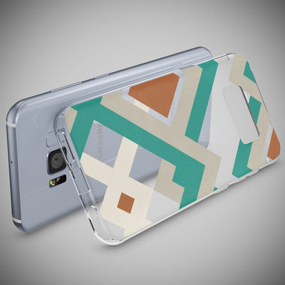 NALIA Handyhülle kompatibel mit Samsung Galaxy S8 Plus, Motiv Design Slim Silikon Case Cover, Crystal Schutzhülle Handy-Tasche Dünn, Muster Backcover Smart-Phone Hülle Green Forest NALIA Protective Hülle