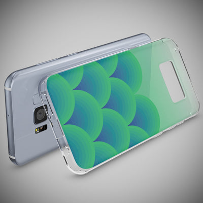 NALIA Handyhülle kompatibel mit Samsung Galaxy S8 Plus, Motiv Design Slim Silikon Case Cover, Crystal Schutzhülle Handy-Tasche Dünn, Muster Backcover Smart-Phone Hülle Green Forest NALIA Protective Hülle