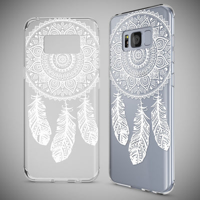 NALIA Handyhülle kompatibel mit Samsung Galaxy S8 Plus, Motiv Design Slim Silikon Case Cover, Crystal Schutzhülle Handy-Tasche Dünn, Muster Backcover Smart-Phone Hülle Berlin Skyline NALIA Protective Hülle