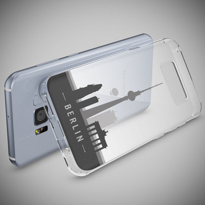 Samsung Galaxy S8 Plus Hülle Handyhülle von NALIA, Silikon Motiv Case Schutzhülle Berlin Skyline NALIA