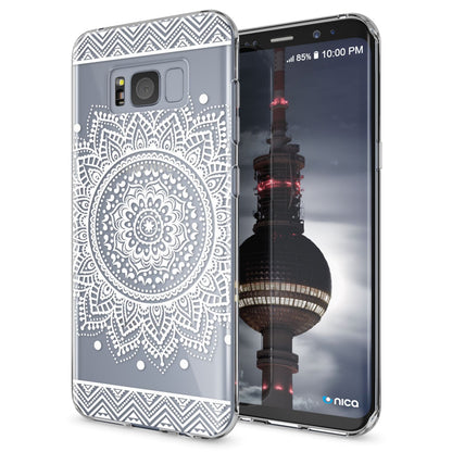 Samsung Galaxy S8 Plus Hülle Handyhülle von NALIA, Silikon Motiv Case Schutzhülle Colorful Rain NALIA