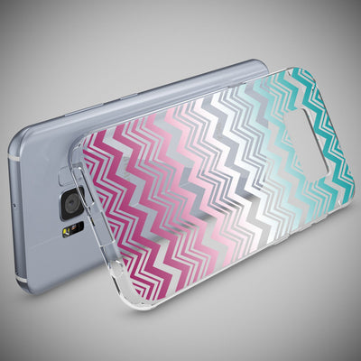 NALIA Handyhülle kompatibel mit Samsung Galaxy S8 Plus, Motiv Design Slim Silikon Case Cover, Crystal Schutzhülle Handy-Tasche Dünn, Muster Backcover Smart-Phone Hülle Colorful Rain NALIA Protective Hülle
