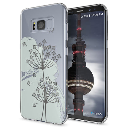 Samsung Galaxy S8 Plus Hülle Handyhülle von NALIA, Silikon Motiv Case Schutzhülle Dandelion Bubbles NALIA