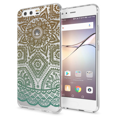 NALIA Handyhülle kompatibel mit Huawei P10, Motiv Design Slim Silikon Case Cover, Crystal Schutzhülle Handy-Tasche Dünn, Muster Etui Backcover Hülle Smart-Phone Bumper Retro NALIA SlimFit Hülle