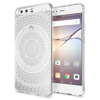NALIA Handyhülle kompatibel mit Huawei P10, Motiv Design Slim Silikon Case Cover, Crystal Schutzhülle Handy-Tasche Dünn, Muster Etui Backcover Hülle Smart-Phone Bumper Retro NALIA SlimFit Hülle