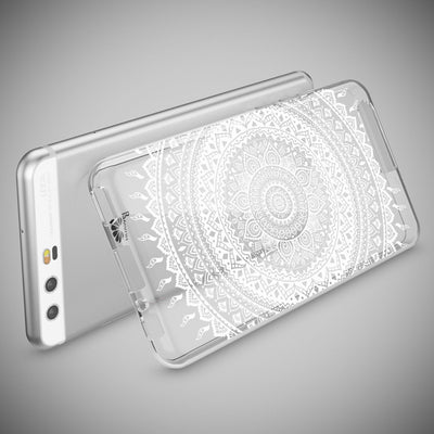 NALIA Handyhülle kompatibel mit Huawei P10, Motiv Design Slim Silikon Case Cover, Crystal Schutzhülle Handy-Tasche Dünn, Muster Etui Backcover Hülle Smart-Phone Bumper Retro NALIA SlimFit Hülle
