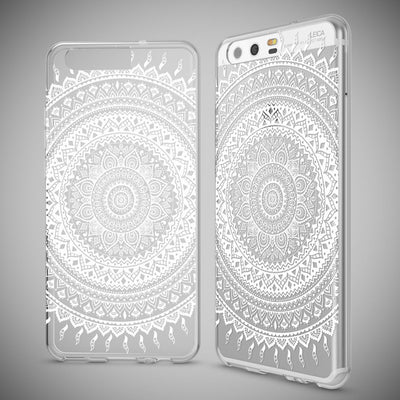NALIA Handyhülle kompatibel mit Huawei P10, Motiv Design Slim Silikon Case Cover, Crystal Schutzhülle Handy-Tasche Dünn, Muster Etui Backcover Hülle Smart-Phone Bumper Retro NALIA SlimFit Hülle