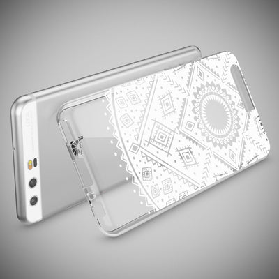 NALIA Handyhülle kompatibel mit Huawei P10, Motiv Design Slim Silikon Case Cover, Crystal Schutzhülle Handy-Tasche Dünn, Muster Etui Backcover Hülle Smart-Phone Bumper Retro NALIA SlimFit Hülle