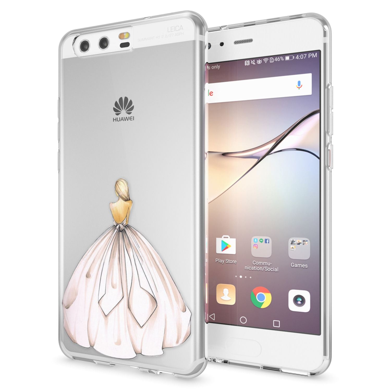 Huawei P10 Hülle Handyhülle von NALIA, Slim Silikon Motiv Case Cover Schutzhülle Retro NALIA
