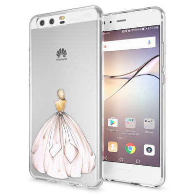NALIA Handyhülle kompatibel mit Huawei P10, Motiv Design Slim Silikon Case Cover, Crystal Schutzhülle Handy-Tasche Dünn, Muster Etui Backcover Hülle Smart-Phone Bumper Retro NALIA SlimFit Hülle