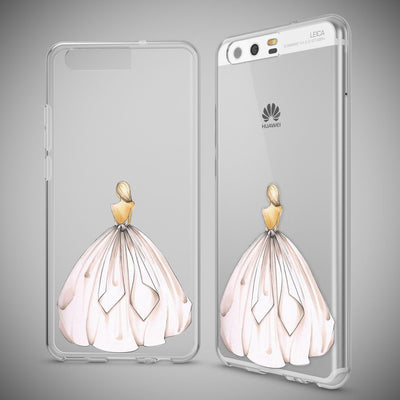 NALIA Handyhülle kompatibel mit Huawei P10, Motiv Design Slim Silikon Case Cover, Crystal Schutzhülle Handy-Tasche Dünn, Muster Etui Backcover Hülle Smart-Phone Bumper Retro NALIA SlimFit Hülle