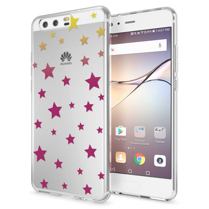 Huawei P10 Hülle Handyhülle von NALIA, Slim Silikon Motiv Case Cover Schutzhülle Feathers NALIA