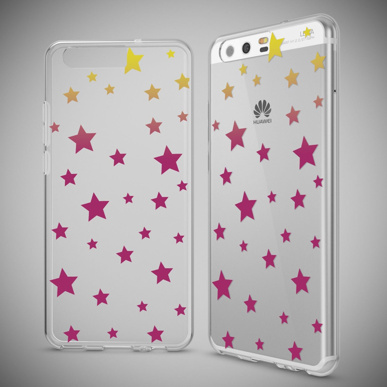 Huawei P10 Hülle Handyhülle von NALIA, Slim Silikon Motiv Case Cover Schutzhülle Feathers NALIA