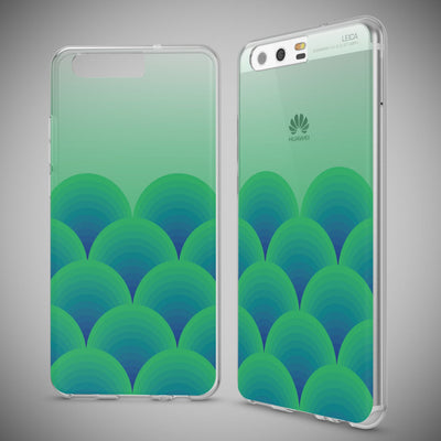 NALIA Handyhülle kompatibel mit Huawei P10, Motiv Design Slim Silikon Case Cover, Crystal Schutzhülle Handy-Tasche Dünn, Muster Etui Backcover Hülle Smart-Phone Bumper Feathers NALIA SlimFit Hülle