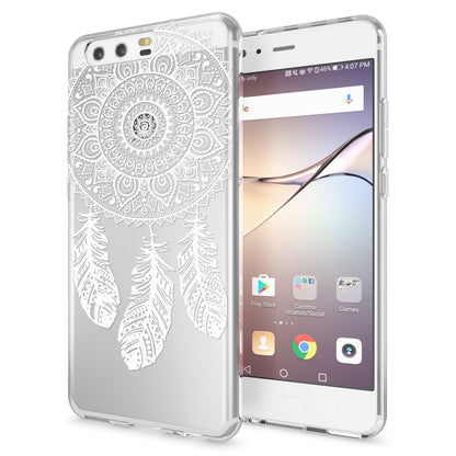 Huawei P10 Hülle Handyhülle von NALIA, Slim Silikon Motiv Case Cover Schutzhülle Dreamcatcher NALIA