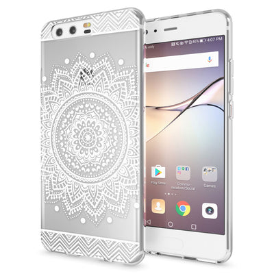 NALIA Handyhülle kompatibel mit Huawei P10, Motiv Design Slim Silikon Case Cover, Crystal Schutzhülle Handy-Tasche Dünn, Muster Etui Backcover Hülle Smart-Phone Bumper Deer NALIA SlimFit Hülle