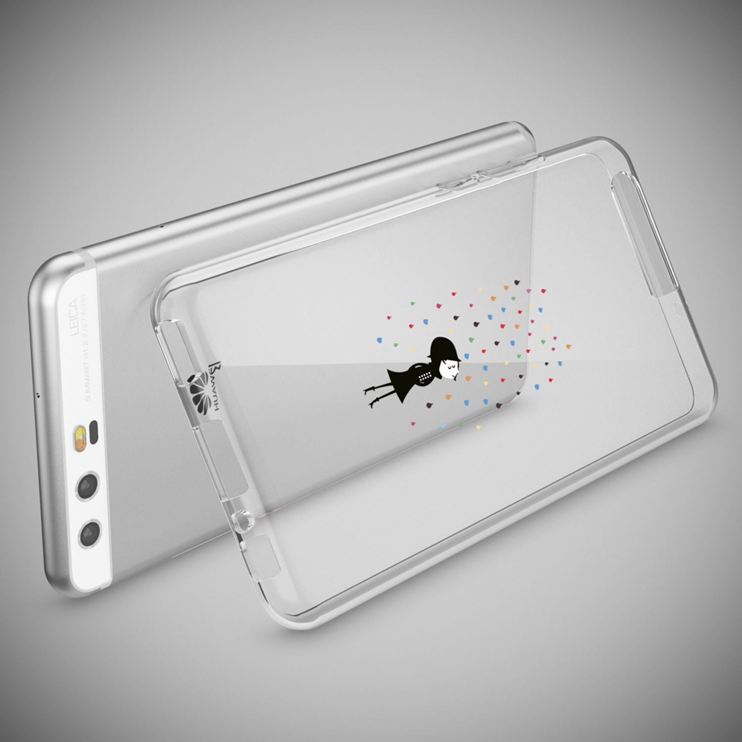 Huawei P10 Hülle Handyhülle von NALIA, Slim Silikon Motiv Case Cover Schutzhülle Deer NALIA