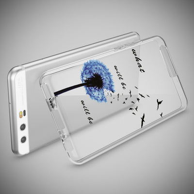 NALIA Handyhülle kompatibel mit Huawei P10, Motiv Design Slim Silikon Case Cover, Crystal Schutzhülle Handy-Tasche Dünn, Muster Etui Backcover Hülle Smart-Phone Bumper Deer NALIA SlimFit Hülle