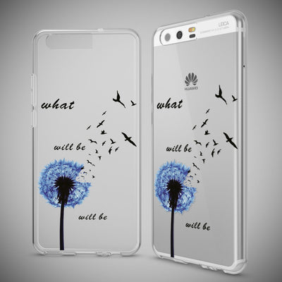 NALIA Handyhülle kompatibel mit Huawei P10, Motiv Design Slim Silikon Case Cover, Crystal Schutzhülle Handy-Tasche Dünn, Muster Etui Backcover Hülle Smart-Phone Bumper Deer NALIA SlimFit Hülle