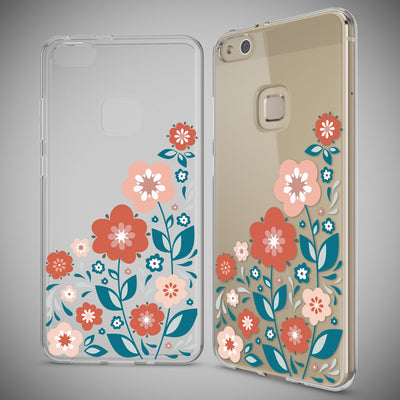 NALIA Handyhülle kompatibel mit Huawei P10 Lite, Motiv Design Slim Silikon Case Cover, Crystal Schutzhülle Handy-Tasche Dünn, Muster Backcover Skin Smart-Phone Hülle Princess Pink NALIA SlimFit Hülle