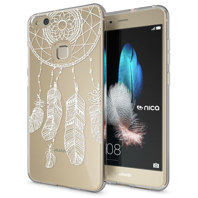 NALIA Handyhülle kompatibel mit Huawei P10 Lite, Motiv Design Slim Silikon Case Cover, Crystal Schutzhülle Handy-Tasche Dünn, Muster Backcover Skin Smart-Phone Hülle Princess Pink NALIA SlimFit Hülle