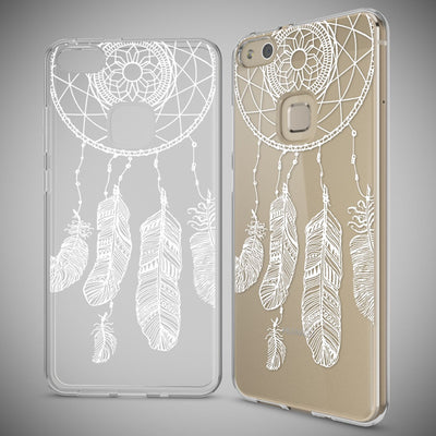 NALIA Handyhülle kompatibel mit Huawei P10 Lite, Motiv Design Slim Silikon Case Cover, Crystal Schutzhülle Handy-Tasche Dünn, Muster Backcover Skin Smart-Phone Hülle Princess Pink NALIA SlimFit Hülle