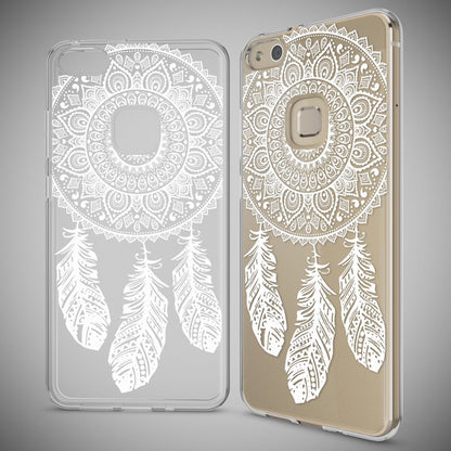 Huawei P10 Lite Hülle Handyhülle von NALIA, Slim Silikon Motiv Cover Schutzhülle Princess Pink NALIA