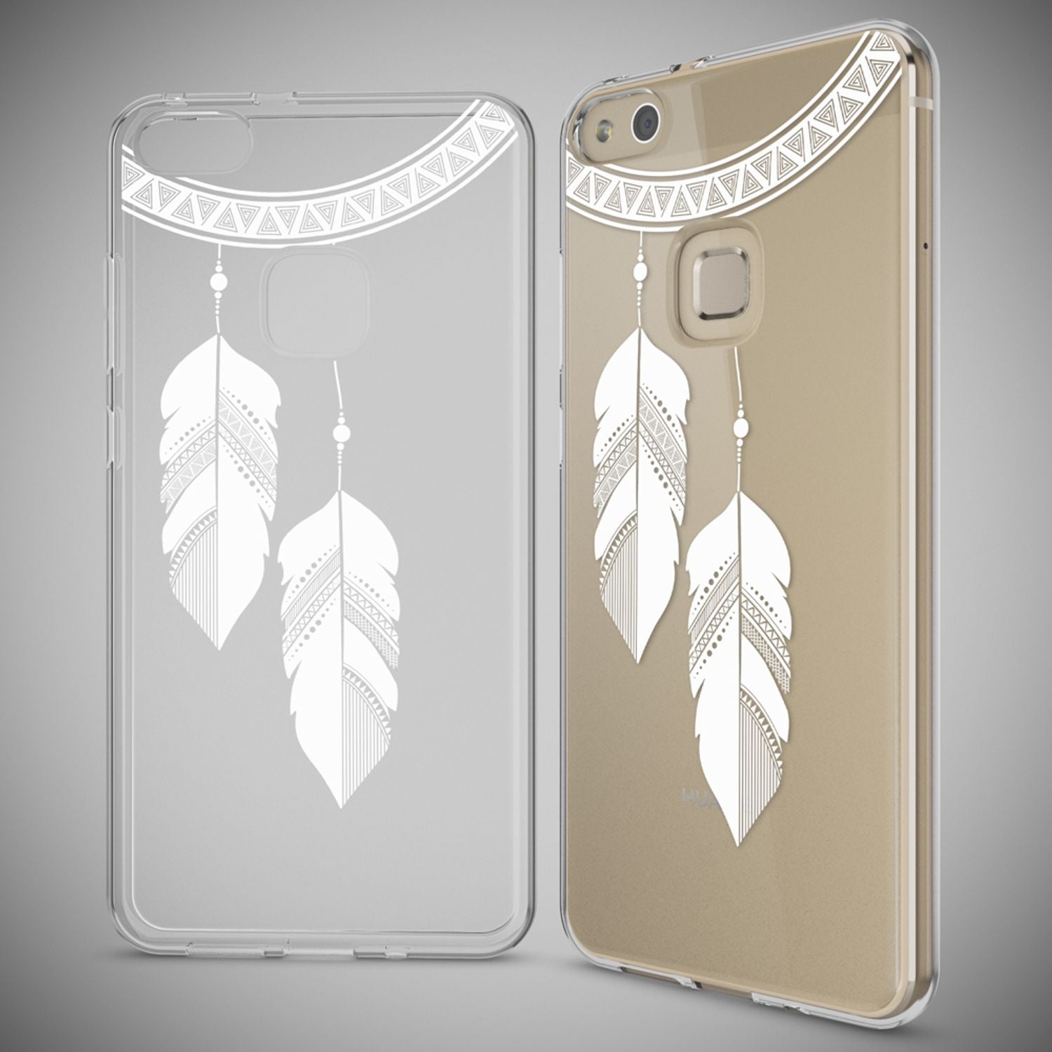 Huawei P10 Lite Hülle Handyhülle von NALIA, Slim Silikon Motiv Cover Schutzhülle Artificial Flowers NALIA