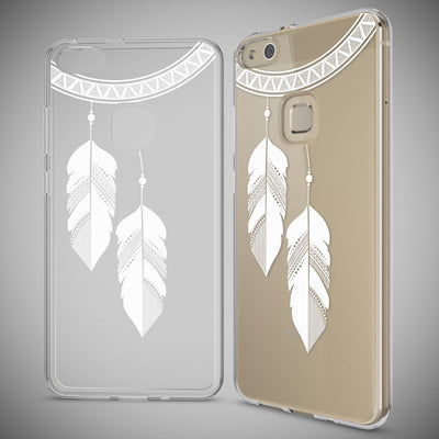 NALIA Handyhülle kompatibel mit Huawei P10 Lite, Motiv Design Slim Silikon Case Cover, Crystal Schutzhülle Handy-Tasche Dünn, Muster Backcover Skin Smart-Phone Hülle Artificial Flowers NALIA SlimFit Hülle