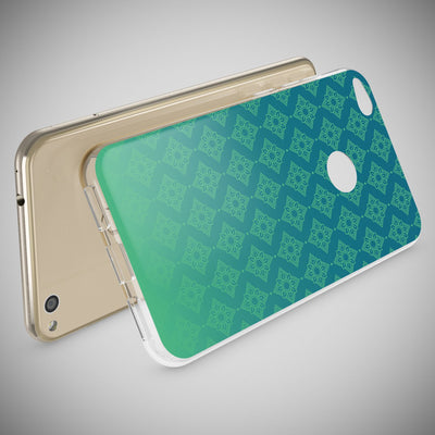 NALIA Handyhülle kompatibel mit Huawei P8 Lite 2017, Motiv Design Slim Silikon Case Cover, Crystal Schutzhülle Handy-Tasche Dünn, Muster Etui Backcover Smart-Phone Hülle Mandala Weiß NALIA SlimFit Hülle