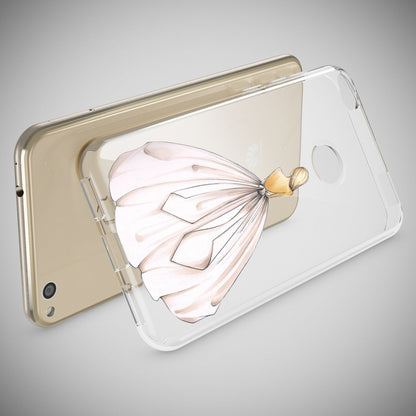Huawei P8 Lite 2017 Hülle Handyhülle von NALIA, Slim Silikon Motiv Schutz Case Princess Pink NALIA